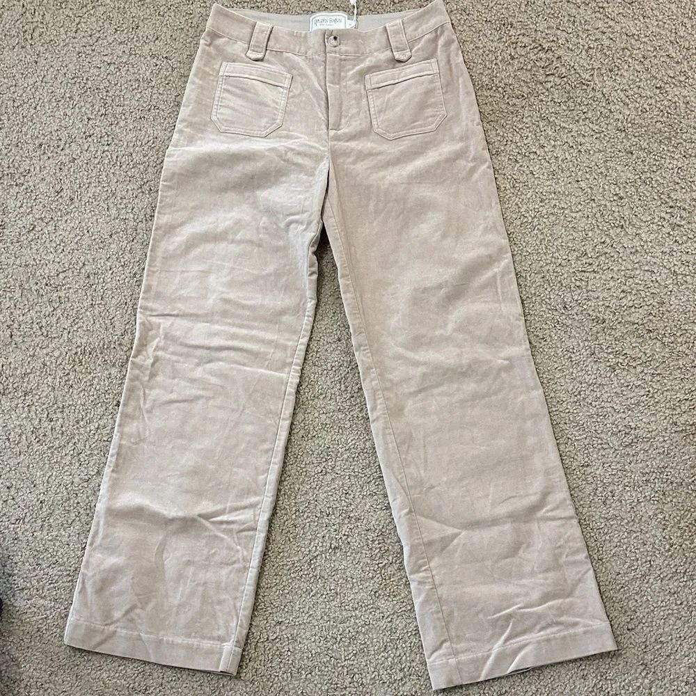NWT Golden Brown The Label Velvet Pants